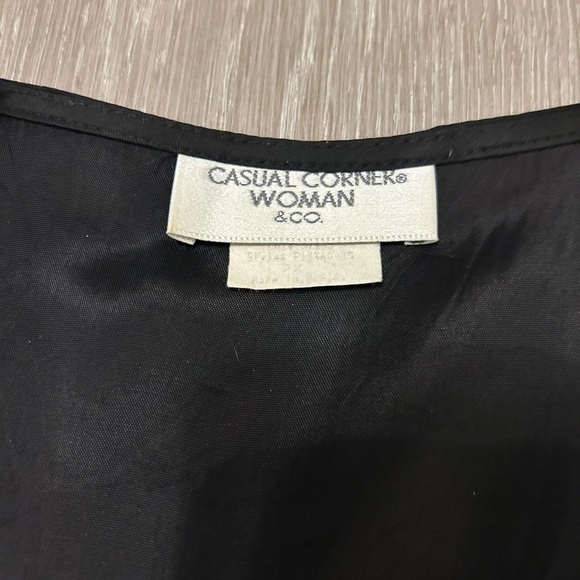 Vintage Women's Casual Corner Tapestry Snowman Button Front Grandma Vest 2X USA. - Picture 5 of 8